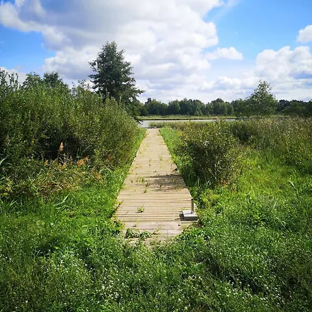 빌라 Dom Nad Jeziorem Z Prywatnym Pomostem I Linia Brzegowa