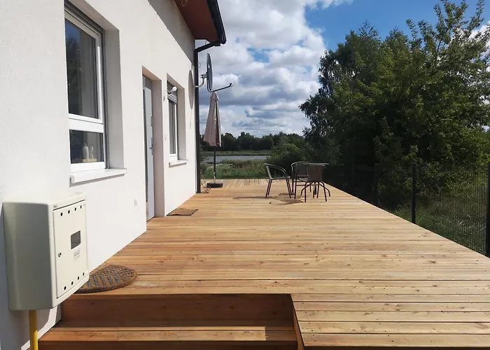 Vila Dom Nad Jeziorem Z Prywatnym Pomostem I Linia Brzegowa Orzysz