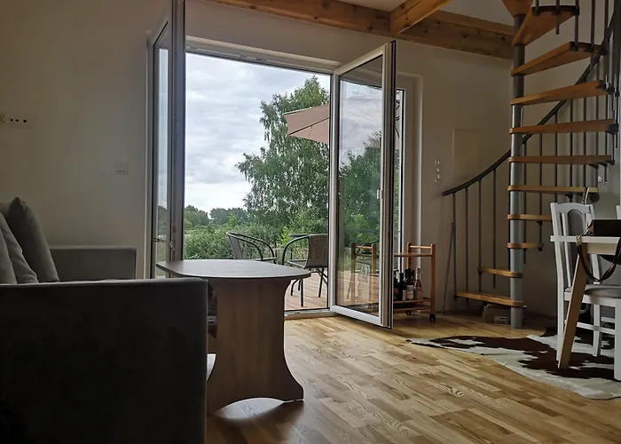 Vila Dom Nad Jeziorem Z Prywatnym Pomostem I Linia Brzegowa